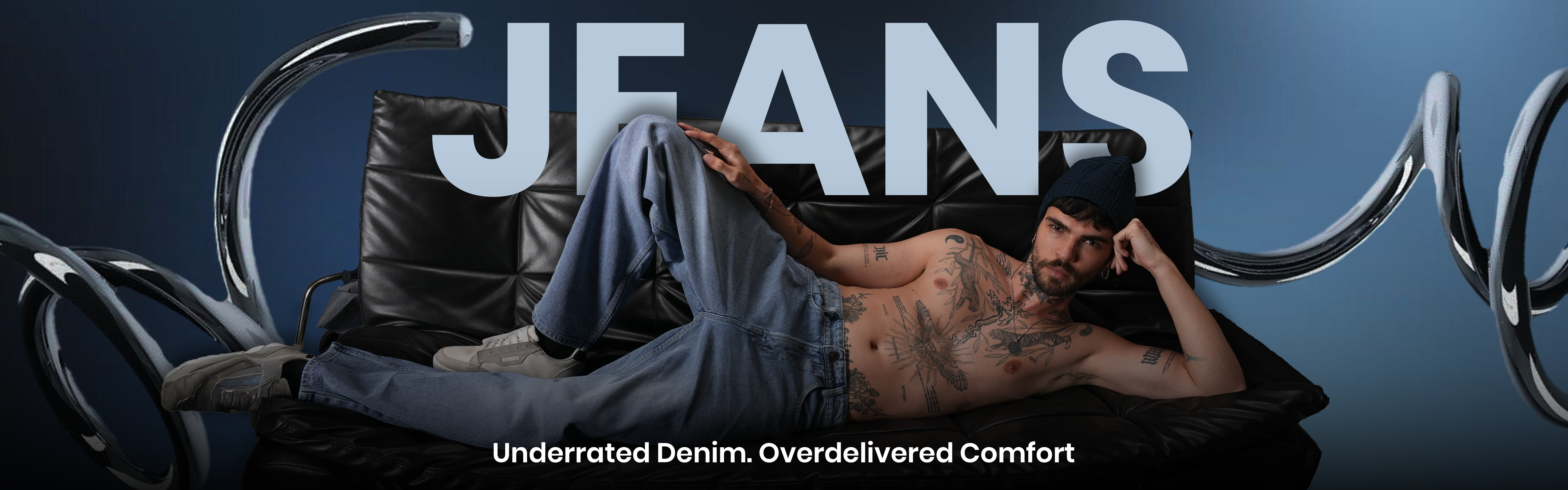   Shop Trendy Jeans for Men Baggy & Regular Fit Denim  