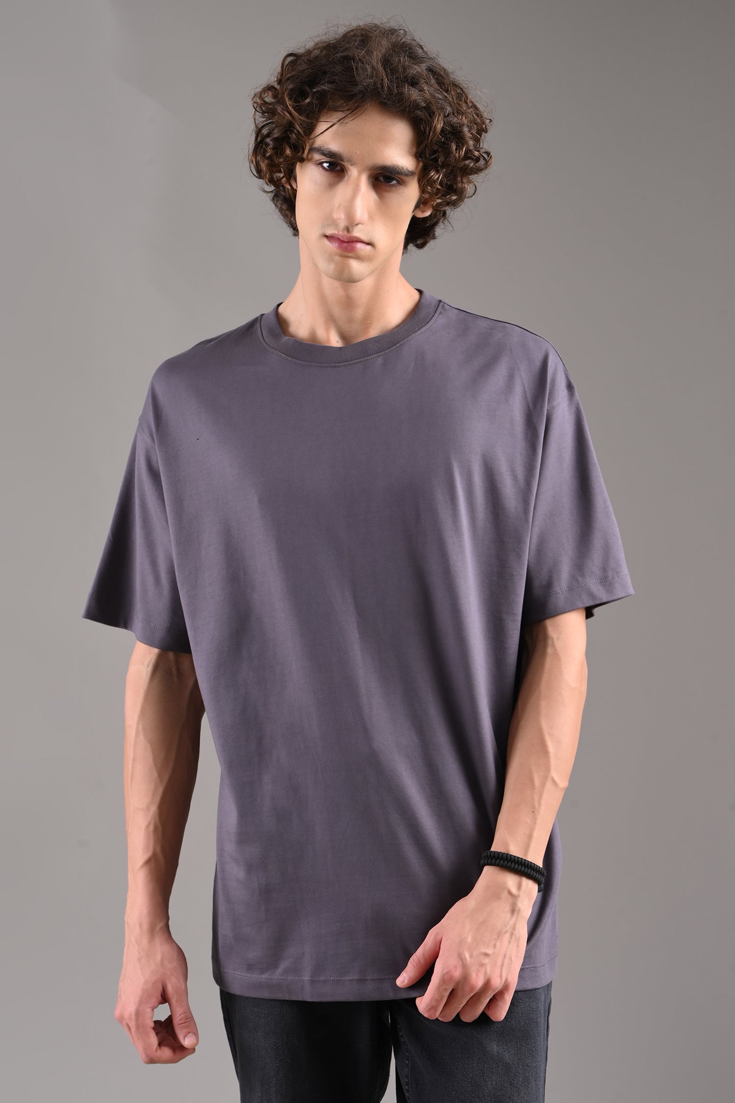 Pack of 4 Oversized T-shirts - Navy/Blue/Grey/White