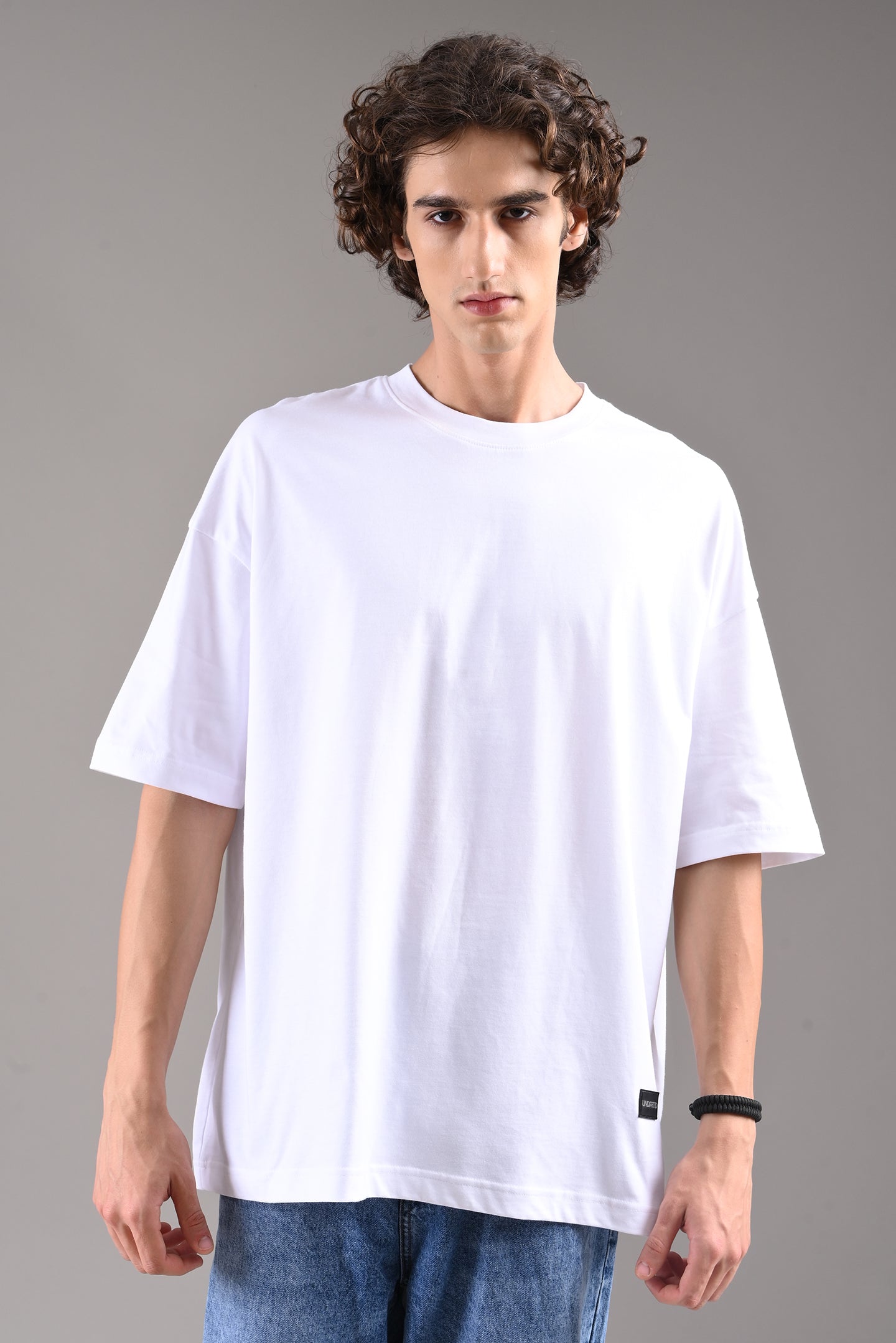 Pack of 4 Baggy T-shirts - White/Lilac/Red/Navy