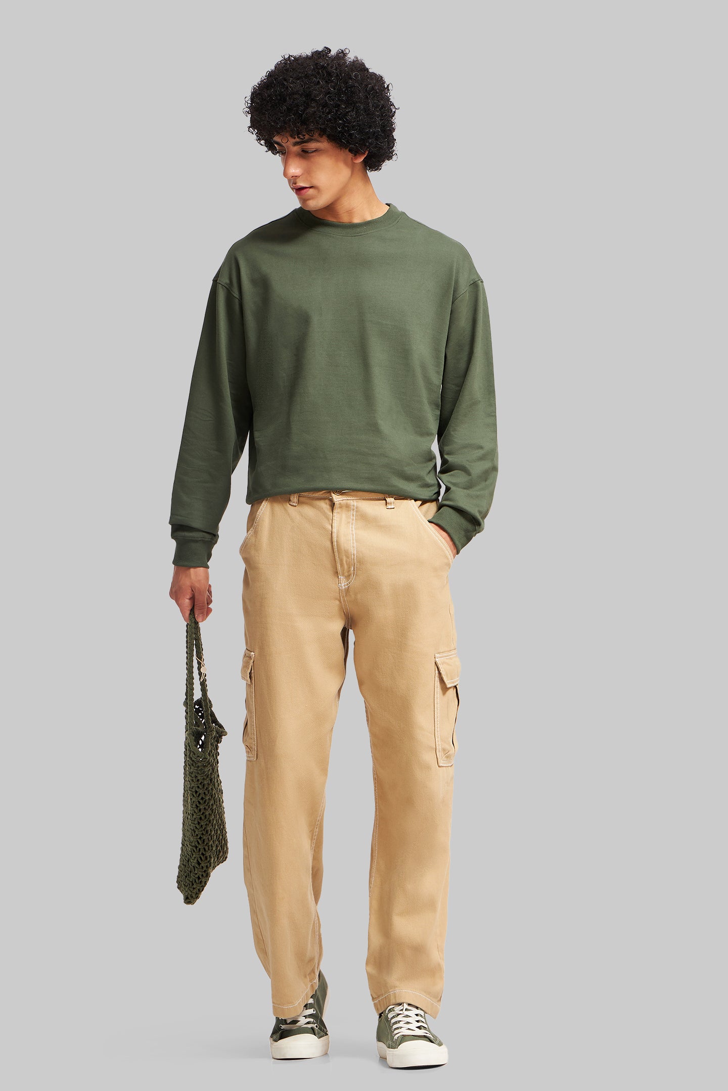 Rifle Green Solid T-Shirt Pic 6