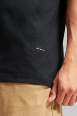 Stay Underrated Black Oversized Fit T-Shirt Men Pic 3