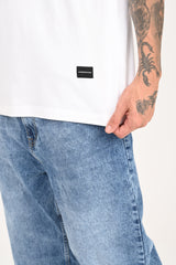 Living Art White Oversized T-shirt Men