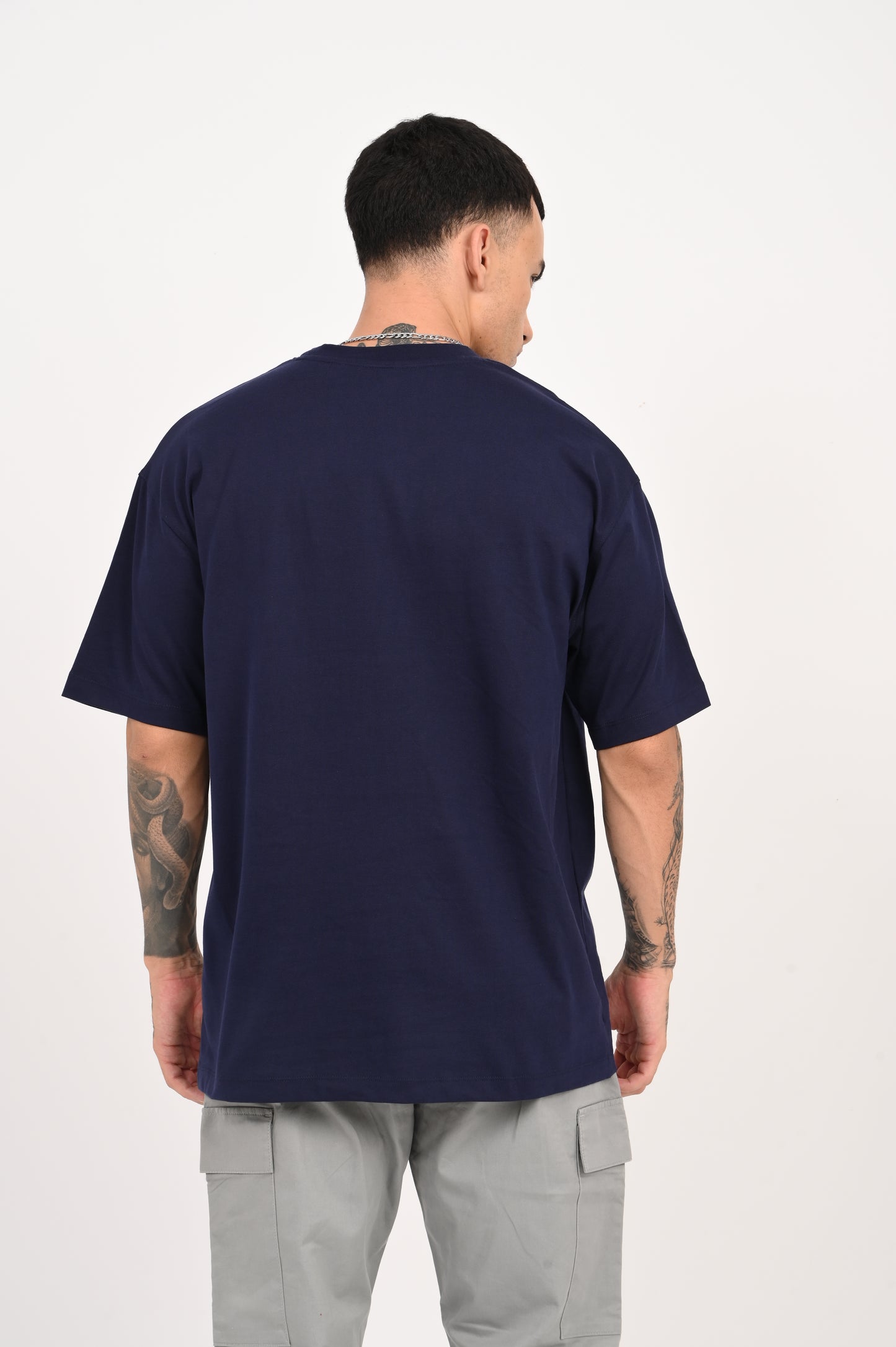 Apex Racer Grey Oversized T-shirt Men