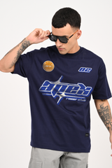 Apex Racer Grey Oversized T-shirt Men