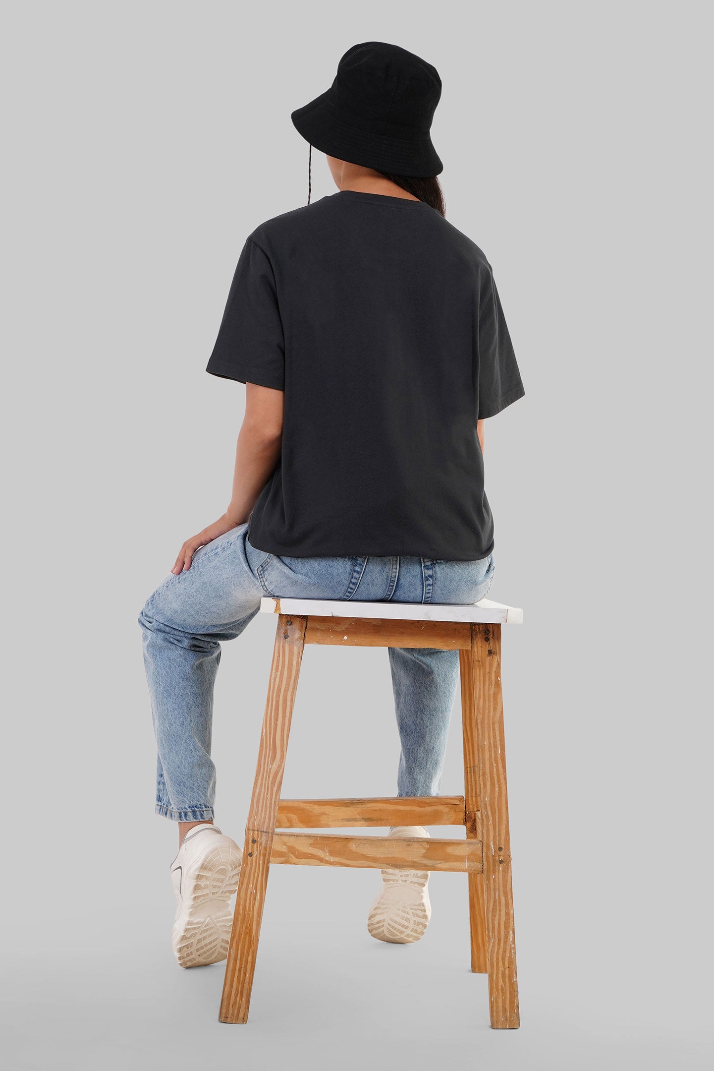 Hallucination Black Boyfriend Fit T-Shirt Women