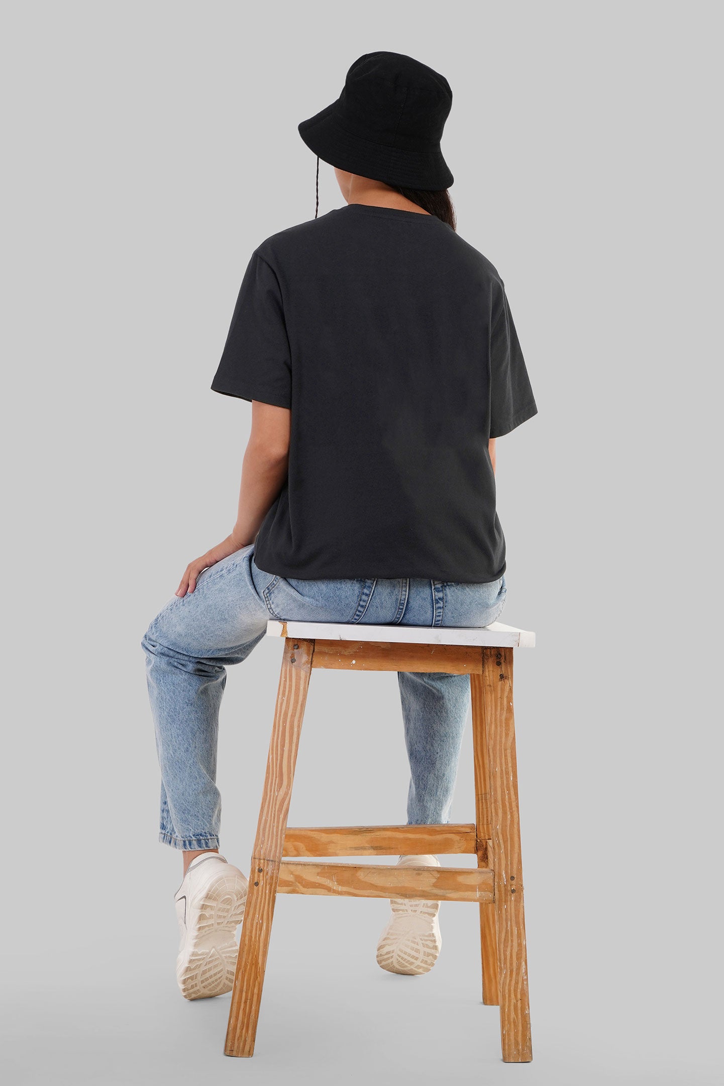 Street Vibes Black Boyfriend Fit T-Shirt Women