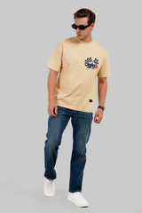99 URC Beige Oversized T-shirt Men
