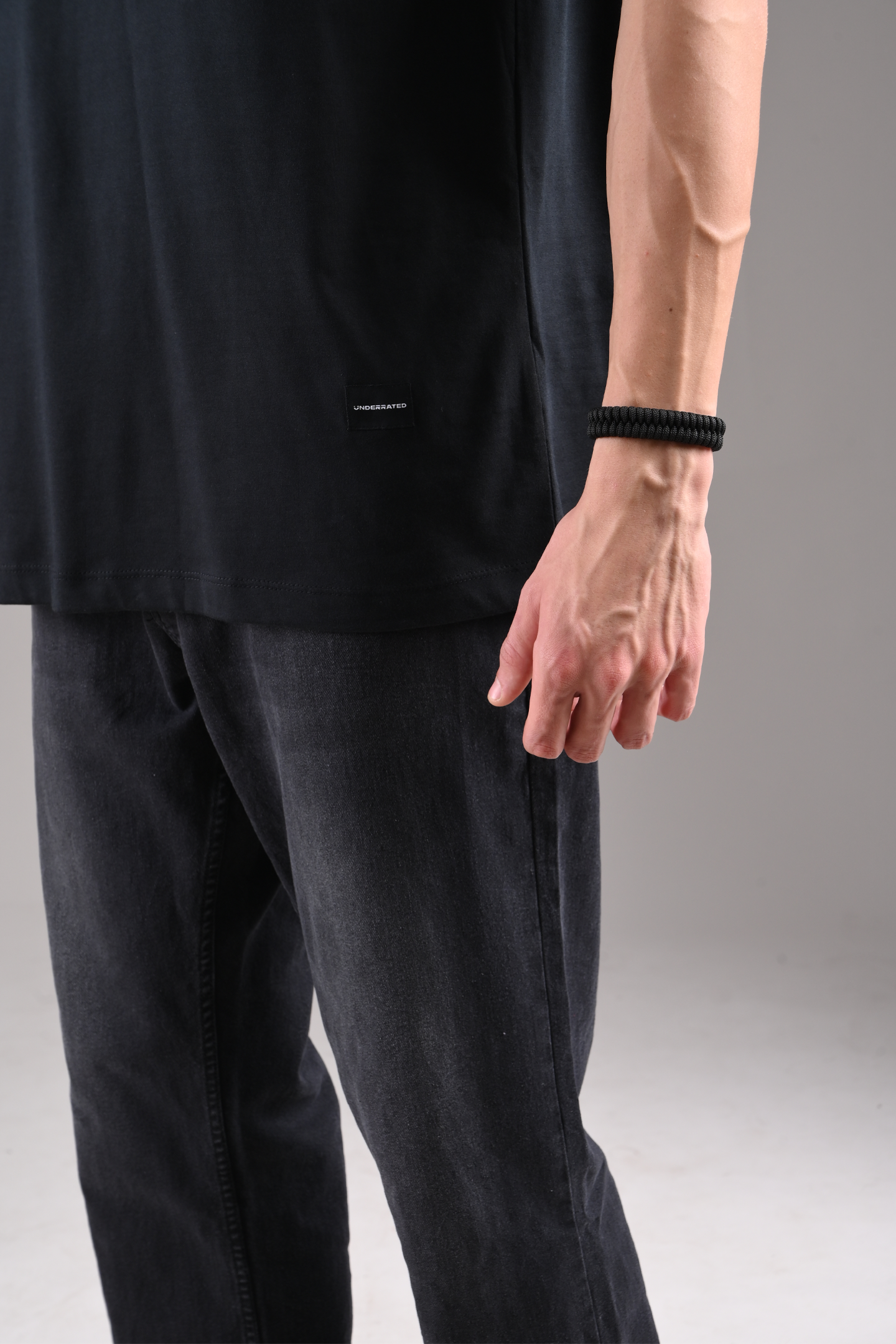 Flaming Labubu Demon Black Oversized Fit T-Shirt Men Pic 3