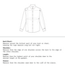 Measurement Guide of Men Relaxed Fit Shirt Full Sleeves