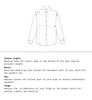 Measurement Guide of Men's Relaxed Fit Full Sleeves