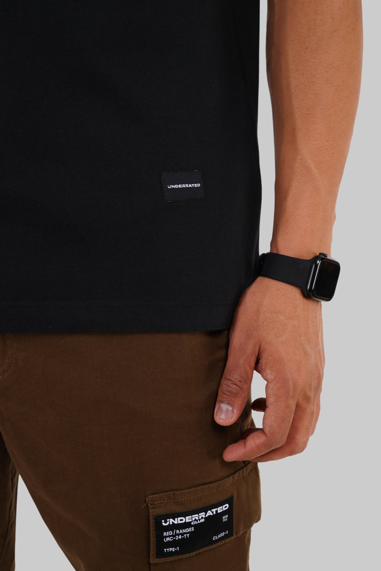 Rewritten Rules Statement Black Oversized Fit T-Shirt Men Pic 4