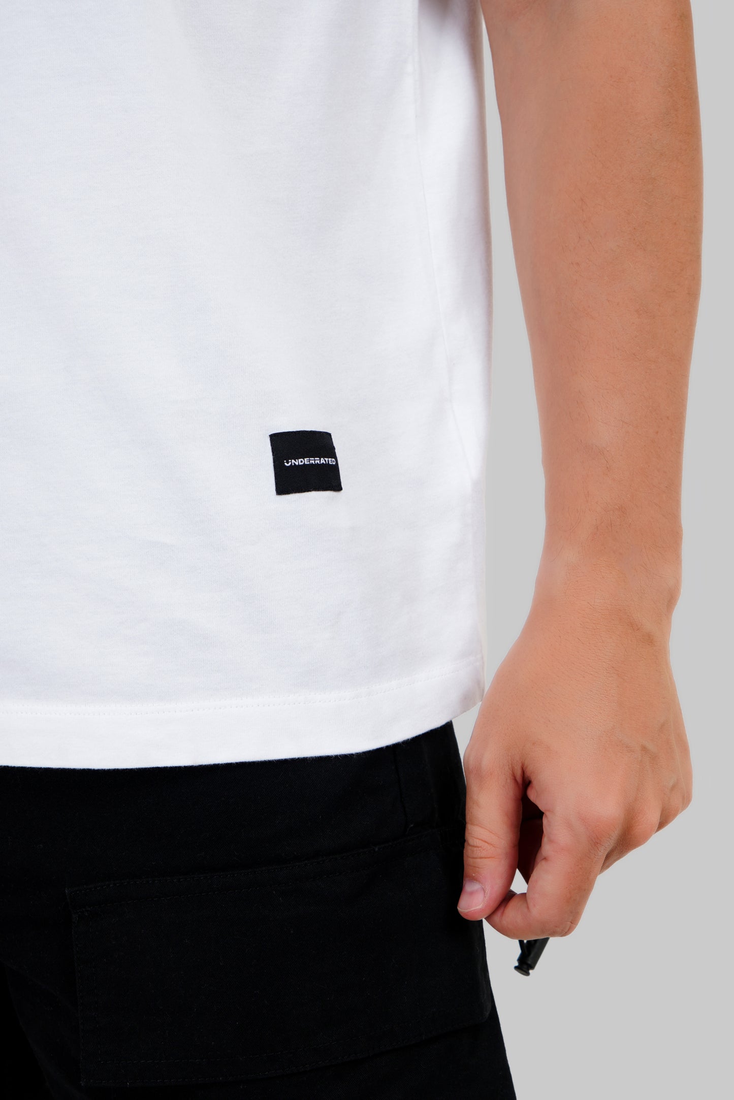 Cosmic Supremacy White Oversized Fit T-Shirt Men Pic 3