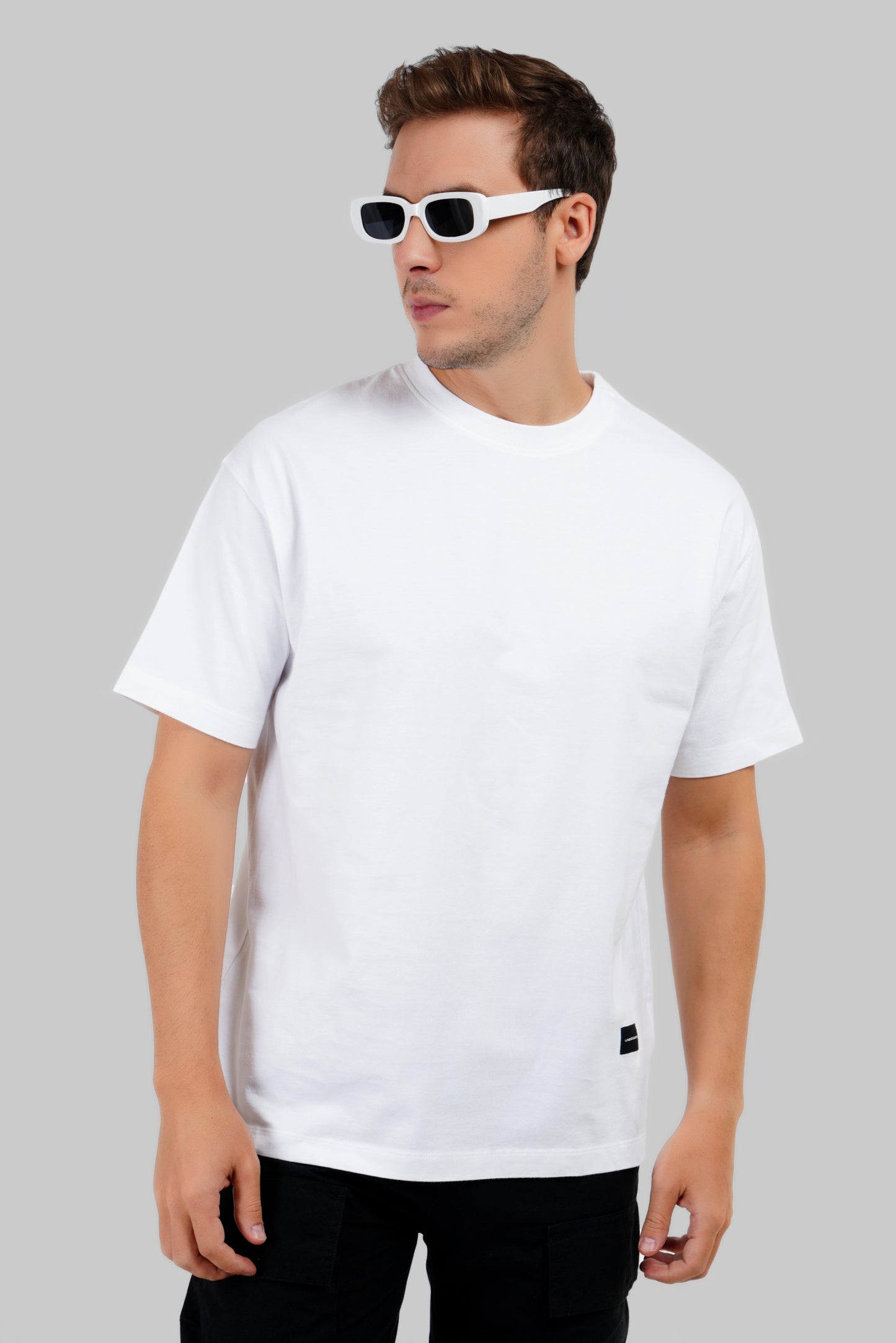 Nature's Realm White Oversized T-shirt