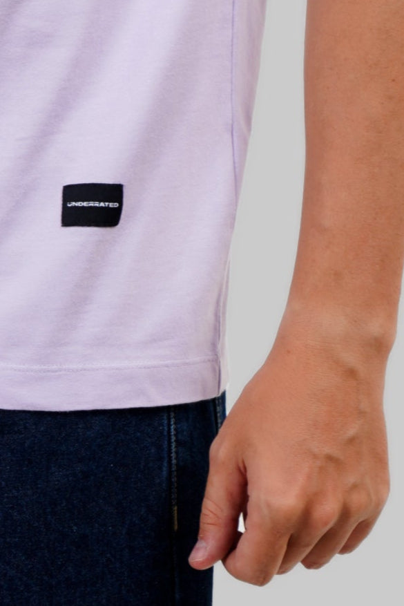 Real Talk Radio Lavender Oversized Fit T-Shirt Men Pic 3