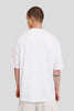 Wavves White Printed T-Shirt Men Baggy Fit