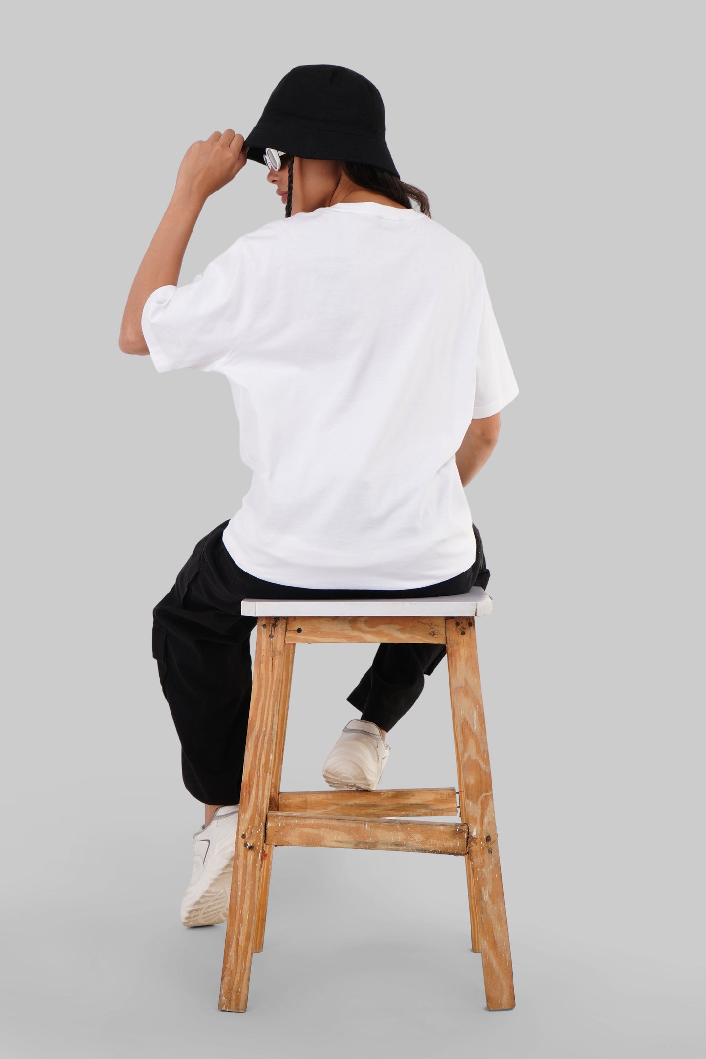 Hip Hop White Boyfriend Fit T-Shirt Women