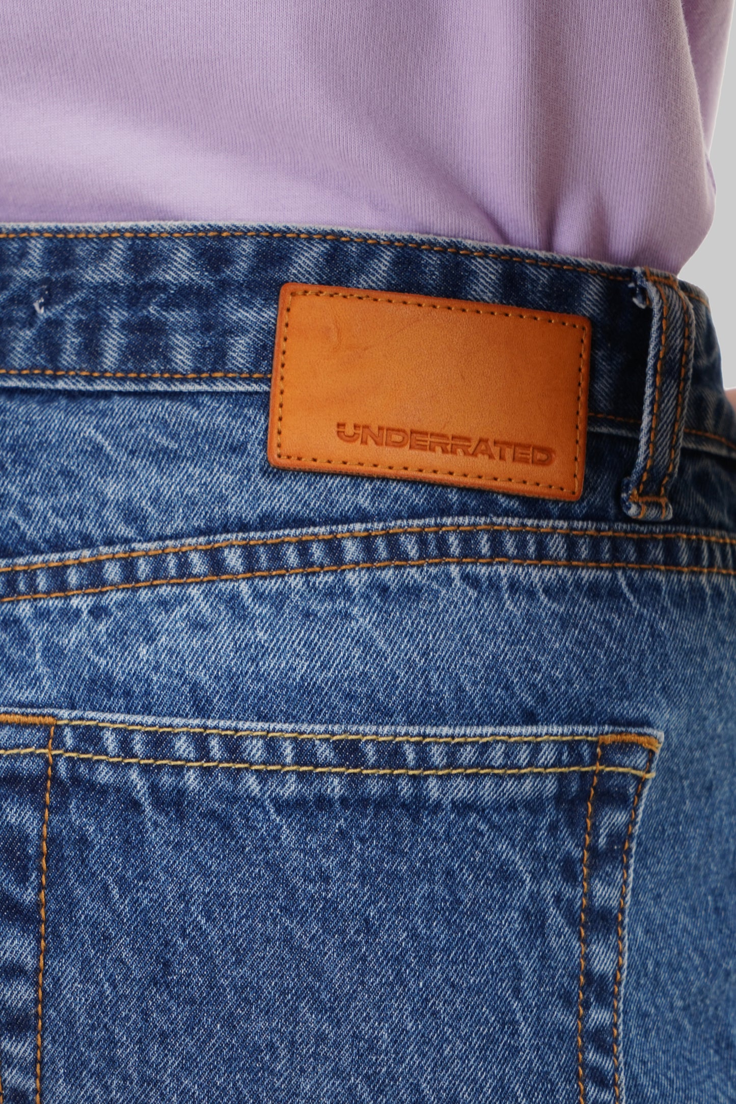 Blue Mid Rise Straight Women Jeans Pic 6