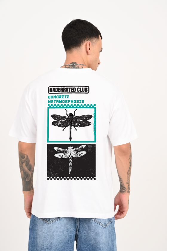 Metamorphosis White Oversized T-shirt