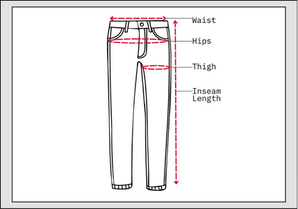 Jeans Size Chart