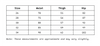 Size Chart In cm Of Skinny Fit Women Denim