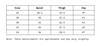 Size Chart In Inches Of Baggy Fit Women Denim