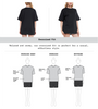 Fit Guide of Women Oversized T-Shirt in cm