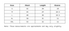 Size Chart of Men Boxy Fit Polo T-Shirt in inches