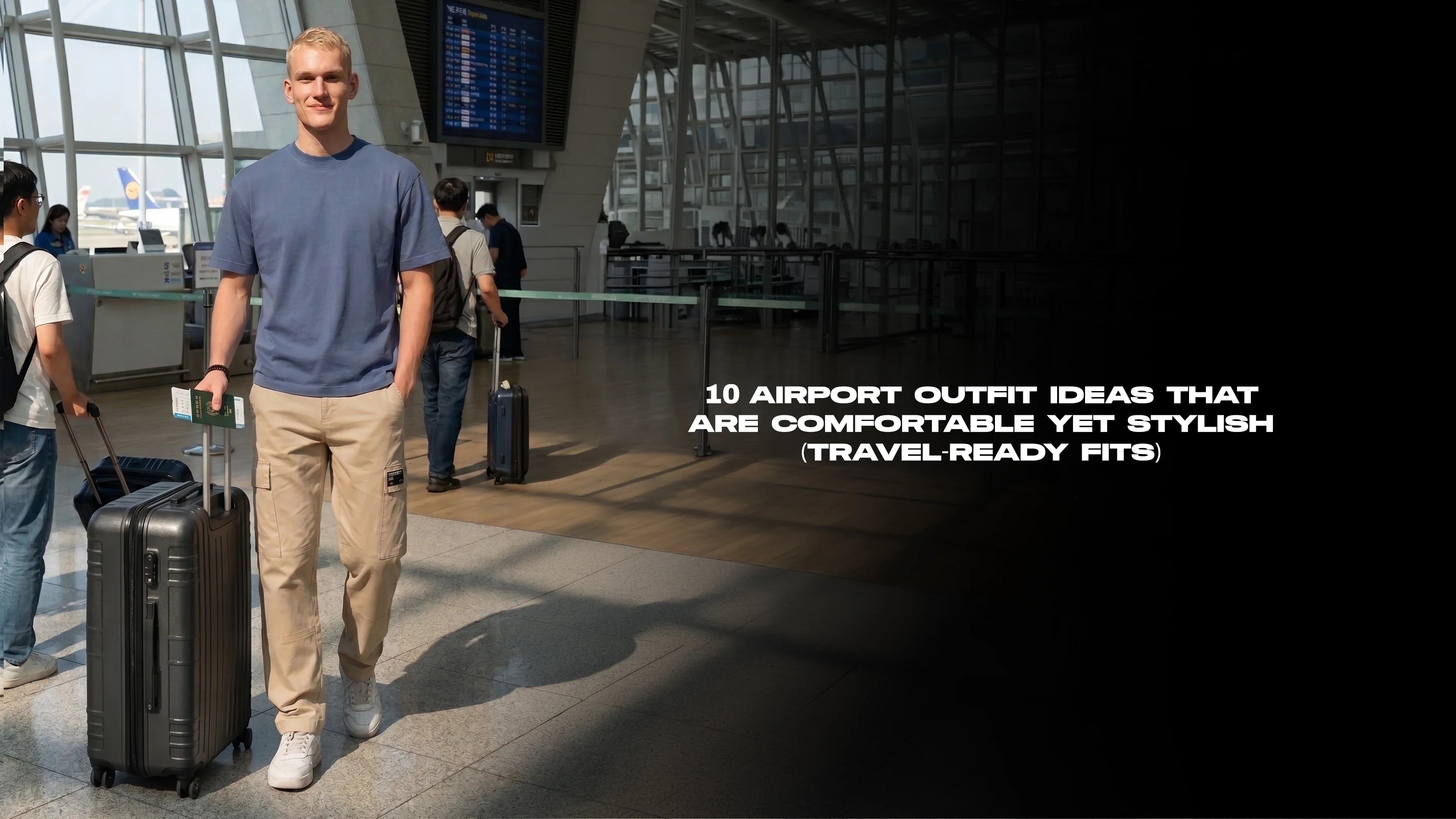10 Airport Outfit Ideas That Are Comfortable Yet Stylish (Travel-Ready Fits)