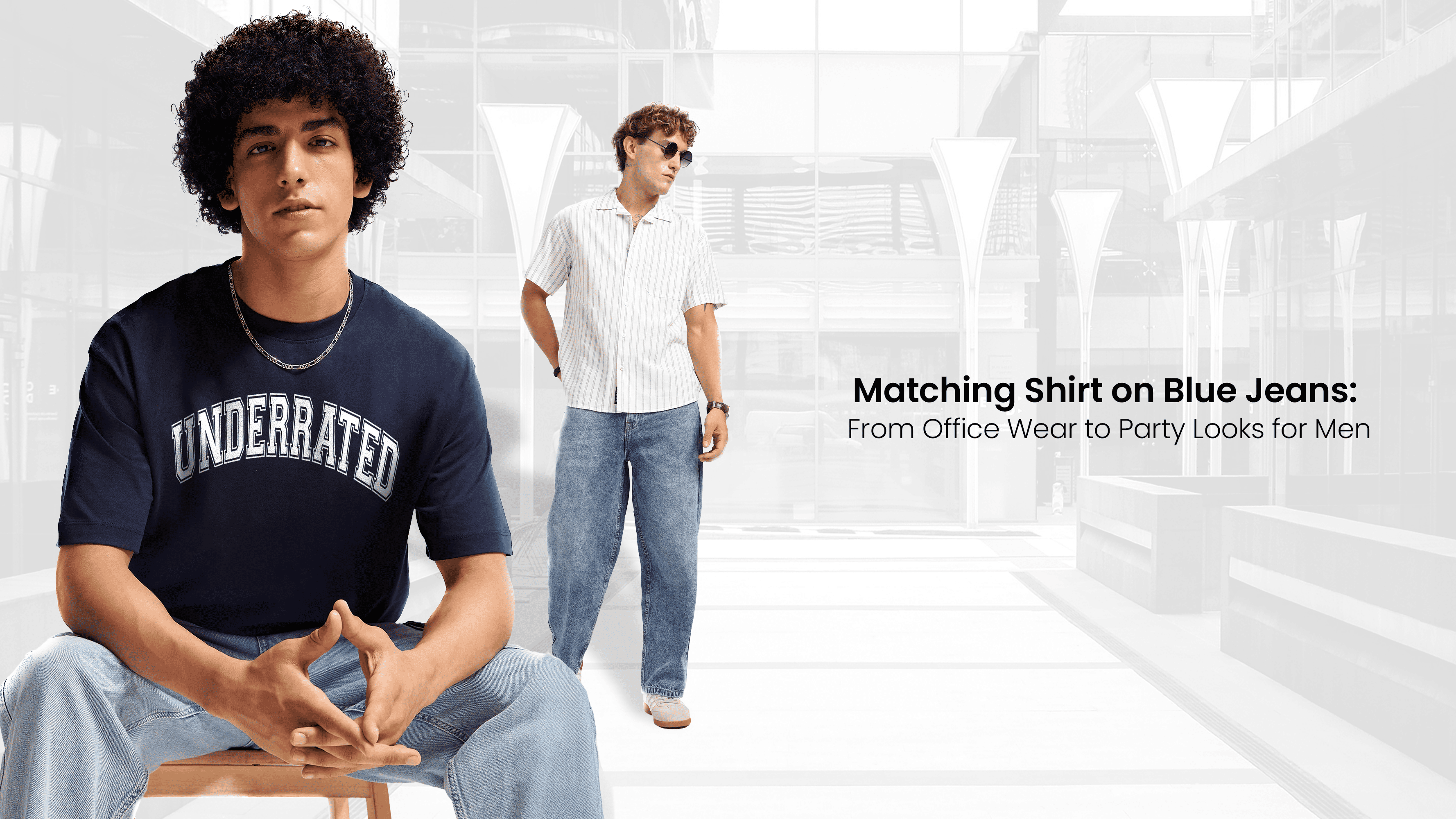 Matching Shirt on Blue Jeans Blog Banner