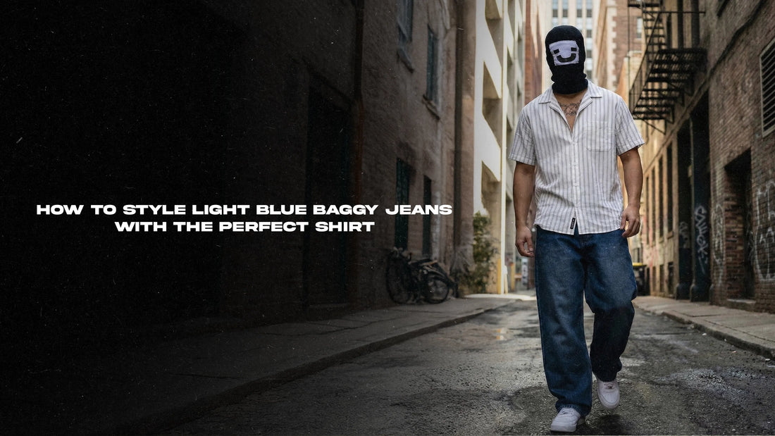 How to Style Light Blue Baggy Jeans with the Perfect Shirt