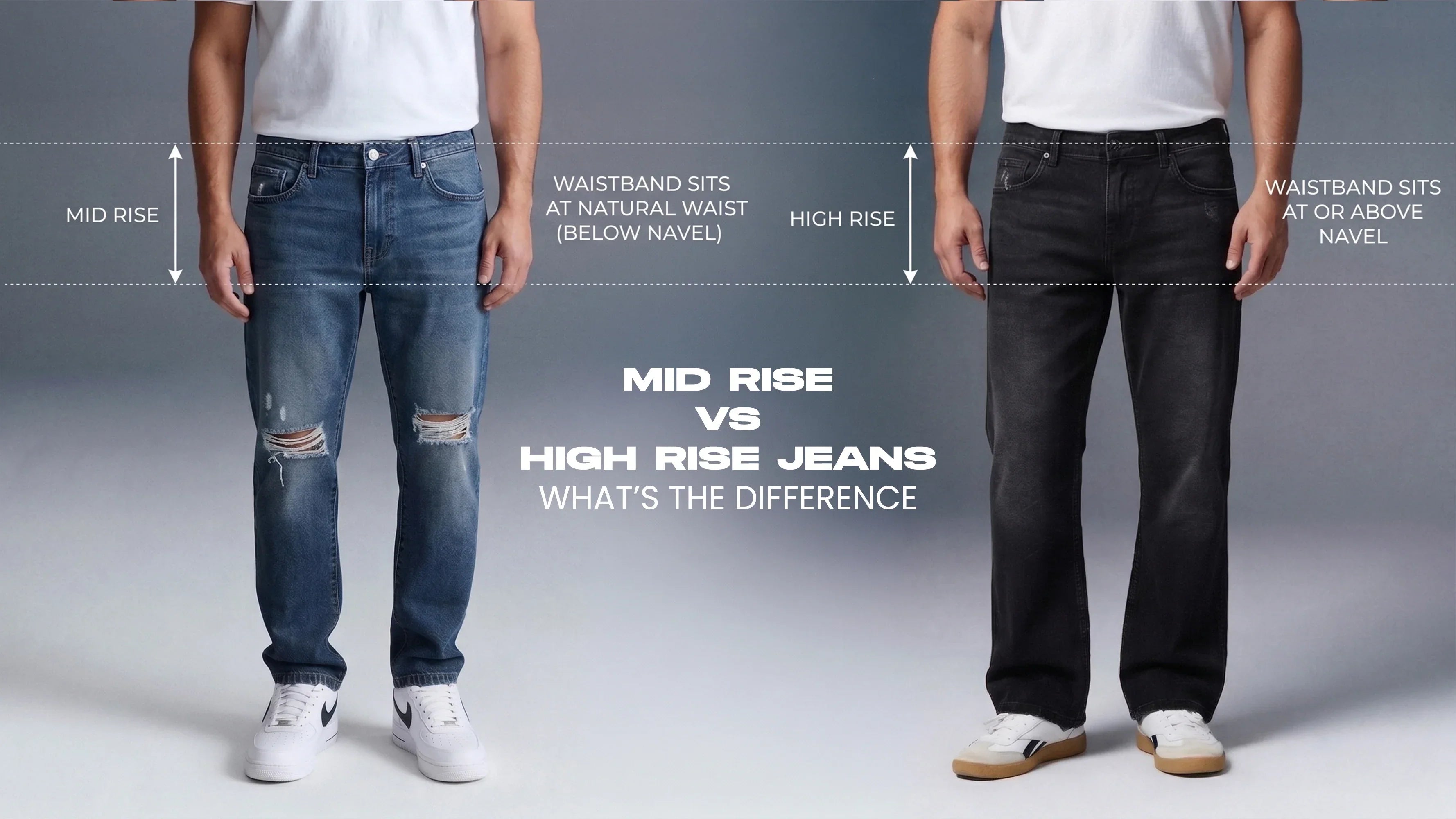 Mid Rise vs High Rise Jeans – What’s the Difference?
