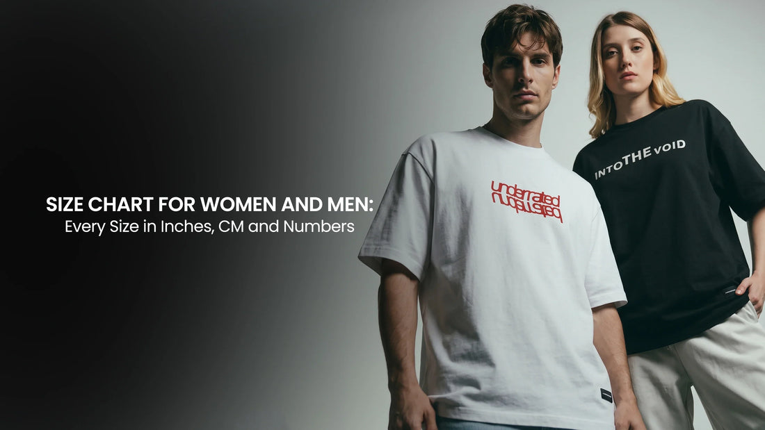 Size Chart for Women and Men: Every Size in Inches, CM and Numbers