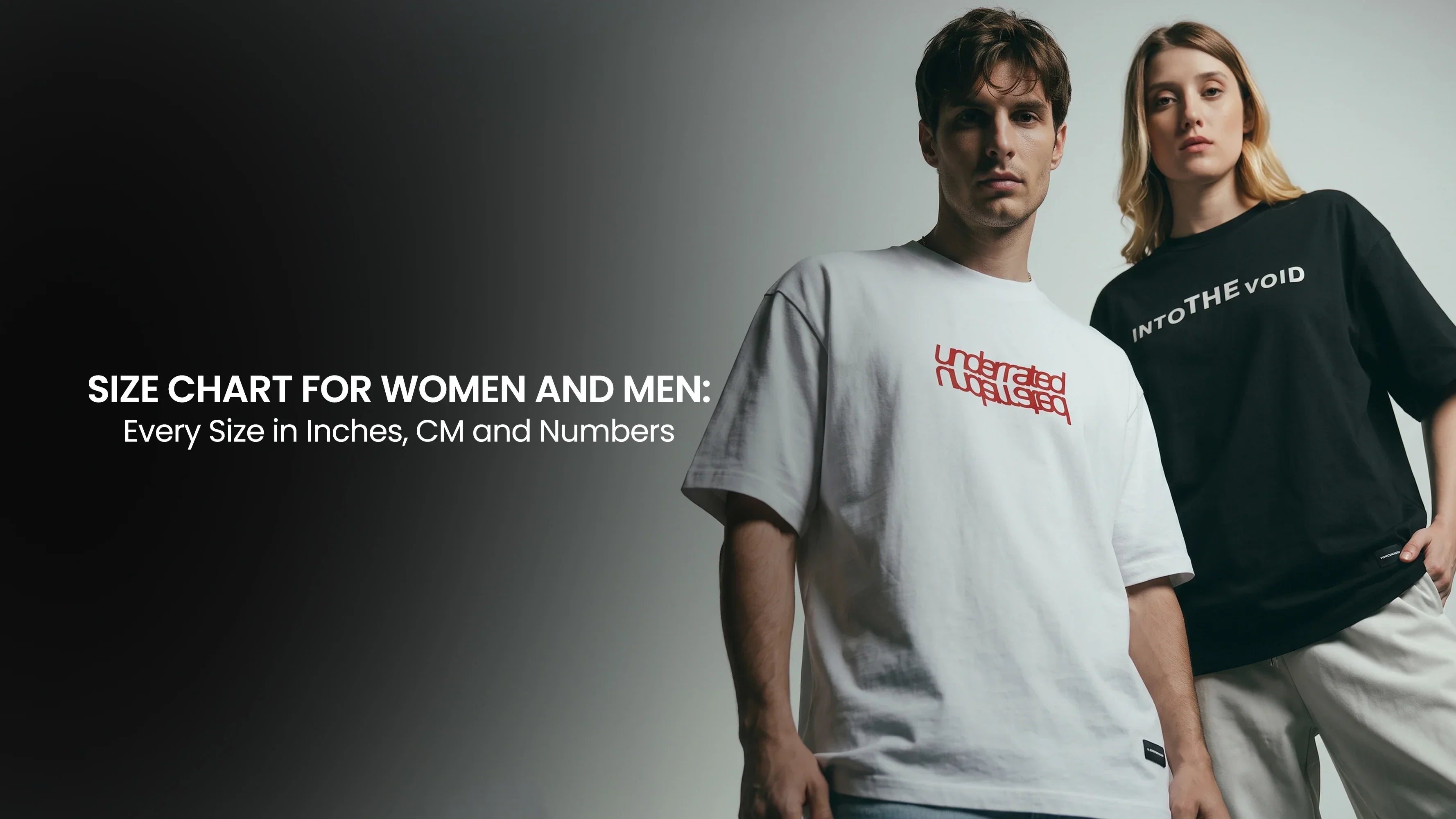 Size Chart for Women and Men: Every Size in Inches, CM and Numbers