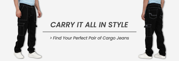 Baggy Cargo Jeans For Men