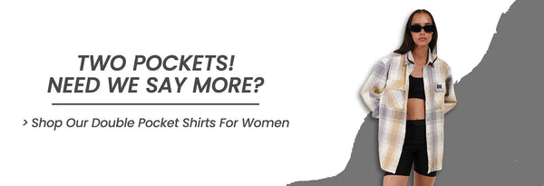 Double Pocket Shirts For Women