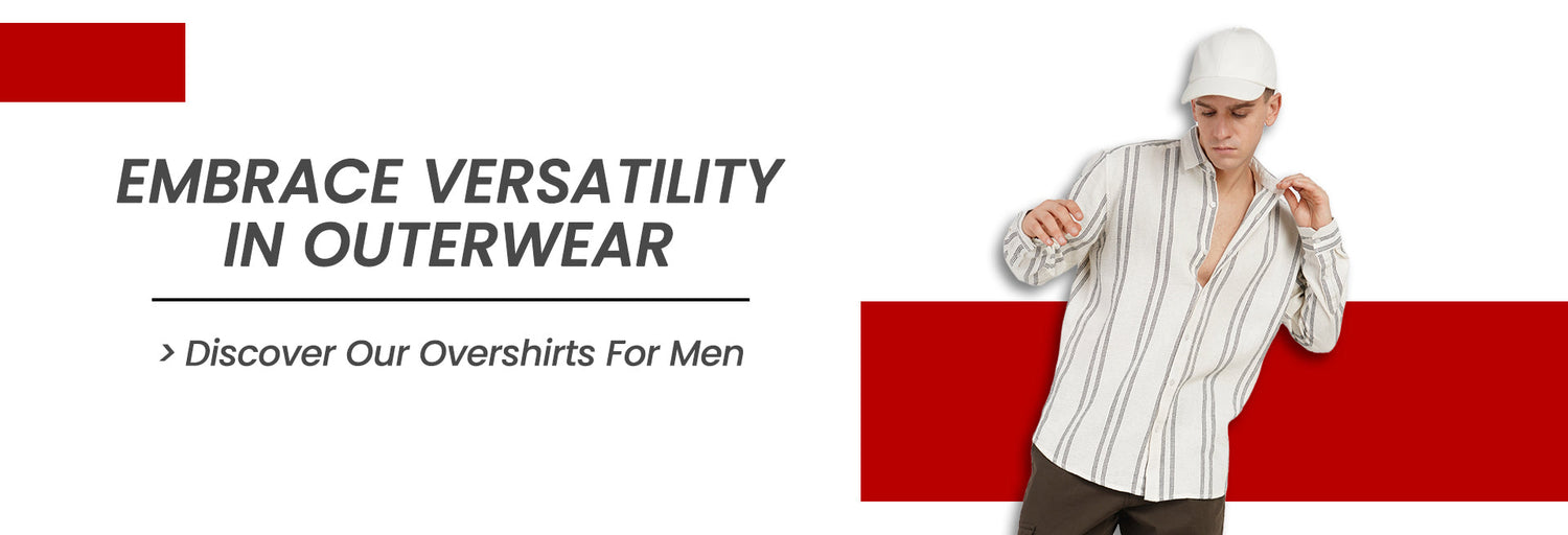 Overshirt For Men Collection Banner