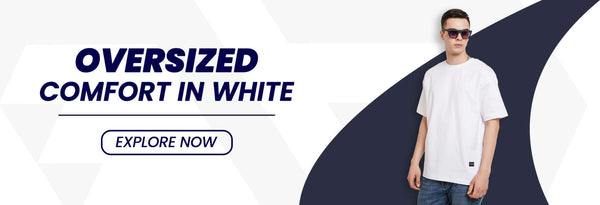 Men's Oversized White T-Shirt