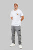 Cafe Underrated Club White Regular Fit T-Shirt Men Pic 2