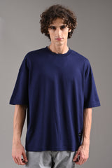 Pack of 4 Baggy T-shirts - Navy/Blue/Grey/White