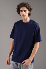 Pack of 3 Oversized T-shirts - Beige/Blue/Navy