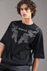 URC Dragon Black Baggy Fit T-Shirt Men Pic 1