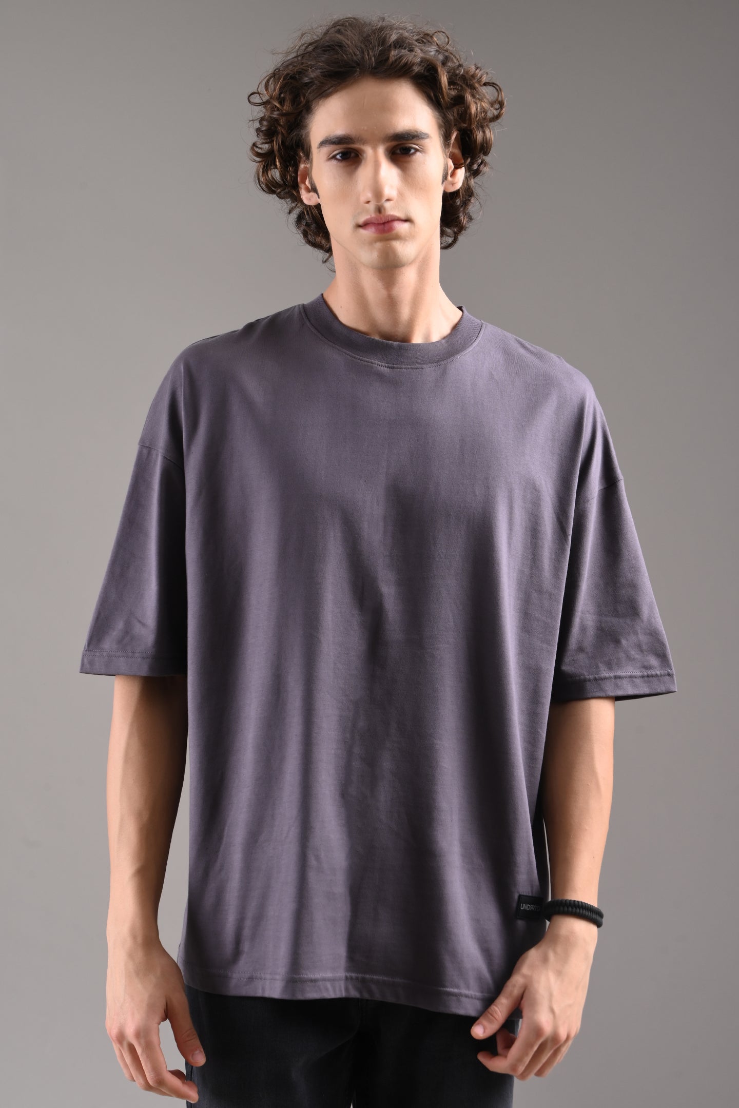 Pack of 4 Baggy T-shirts - Navy/Blue/Grey/White