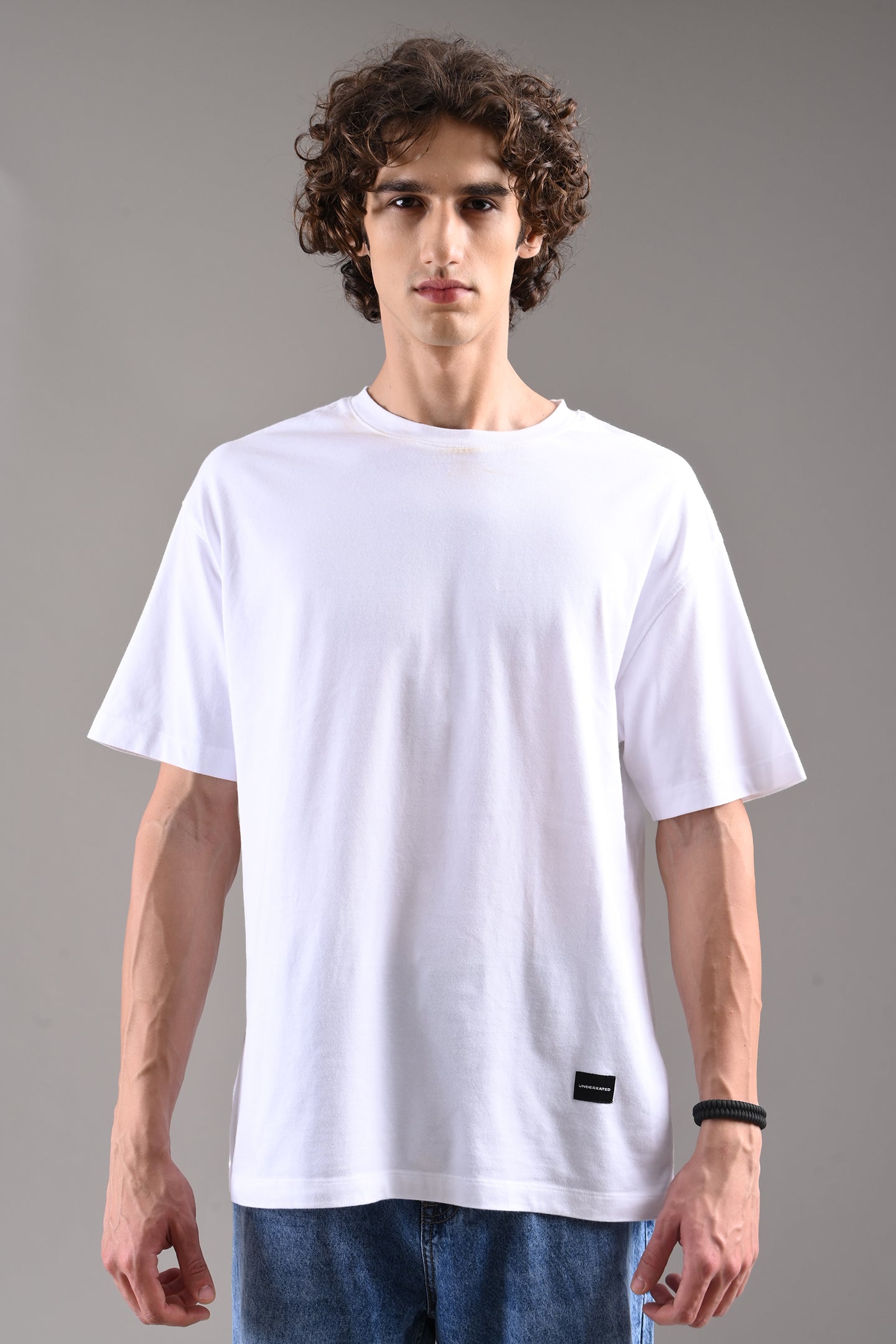 Pack of 4 Oversized T-shirts - White/Lilac/Red/Navy