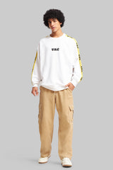 Bright White Raglan Sweatshirt Pic 6