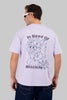 In Need of Mischief Lavender Oversized Fit T-Shirt Men Pic 1