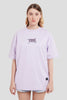 In Need of Mischief Lavender Oversized Fit T-Shirt Women Pic 1