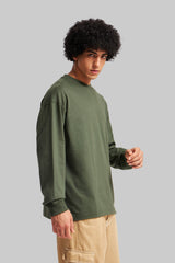 Rifle Green Solid T-Shirt Pic 5