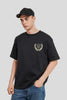 Legacy On Wheels Black Oversized Fit T-Shirt Men Pic 1