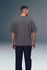 Rules The World Grey Oversized T-shirt
