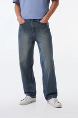 Light Vintage Blue Men's Baggy Jeans